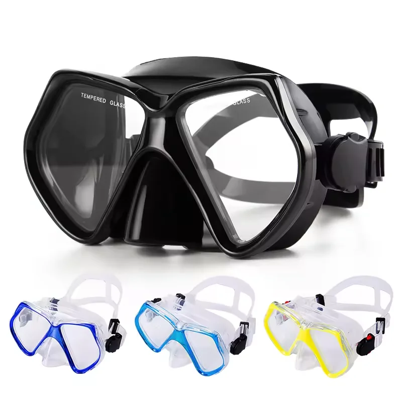 Unisex professional diving mask and snorkel full face mask diving snorkel mask set