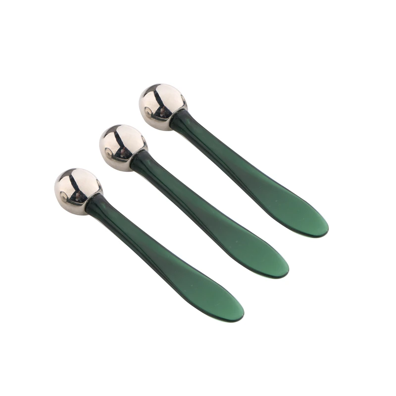 Custom Logo Plastic Spoon Cosmetic Spatulas Facial Cream Scoop