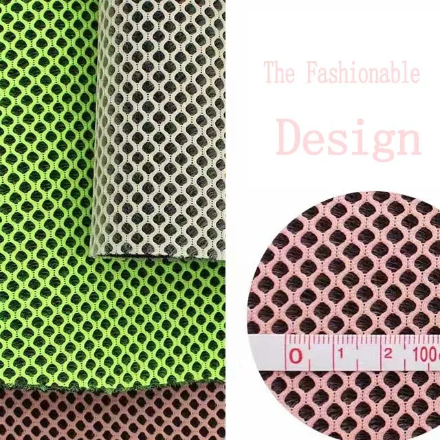 double tones fashionable breathable air mesh fabric sandwich 3d mesh fabric for summer season