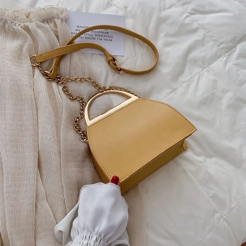 2021 Korean new women chain bag pu leather shoulder bags fashional handbags