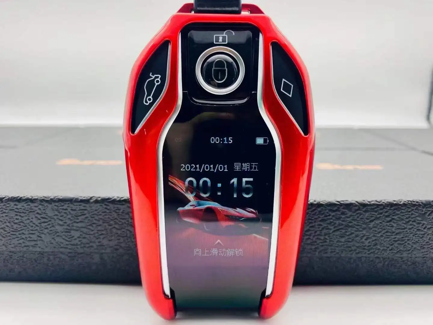 TK800+ Smart Lcd key Keyless entry Remote touch Screen key car alarm systes