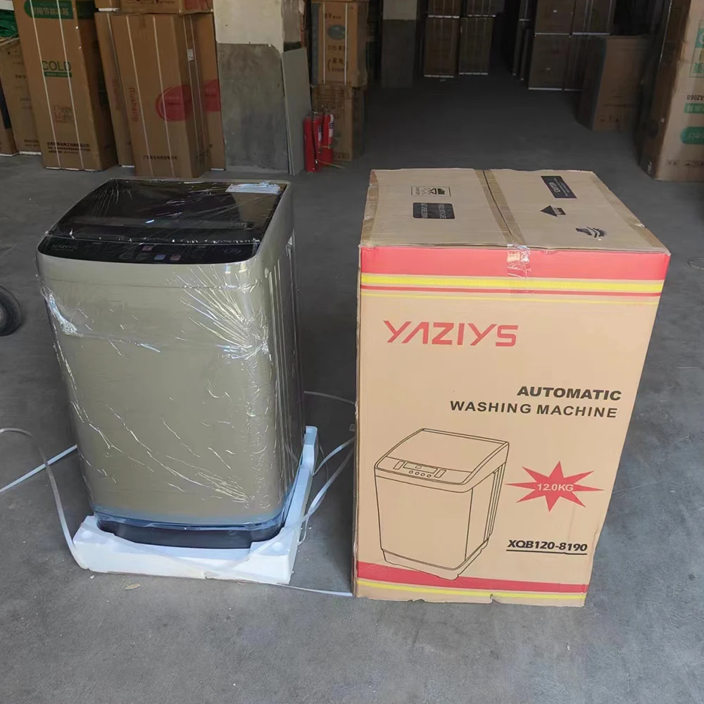 Top Load Fully Automatic Laundry Clothes Washing Machine Electric Carton Box with Dryer for Home Hot Sale Large Capacity 12kg