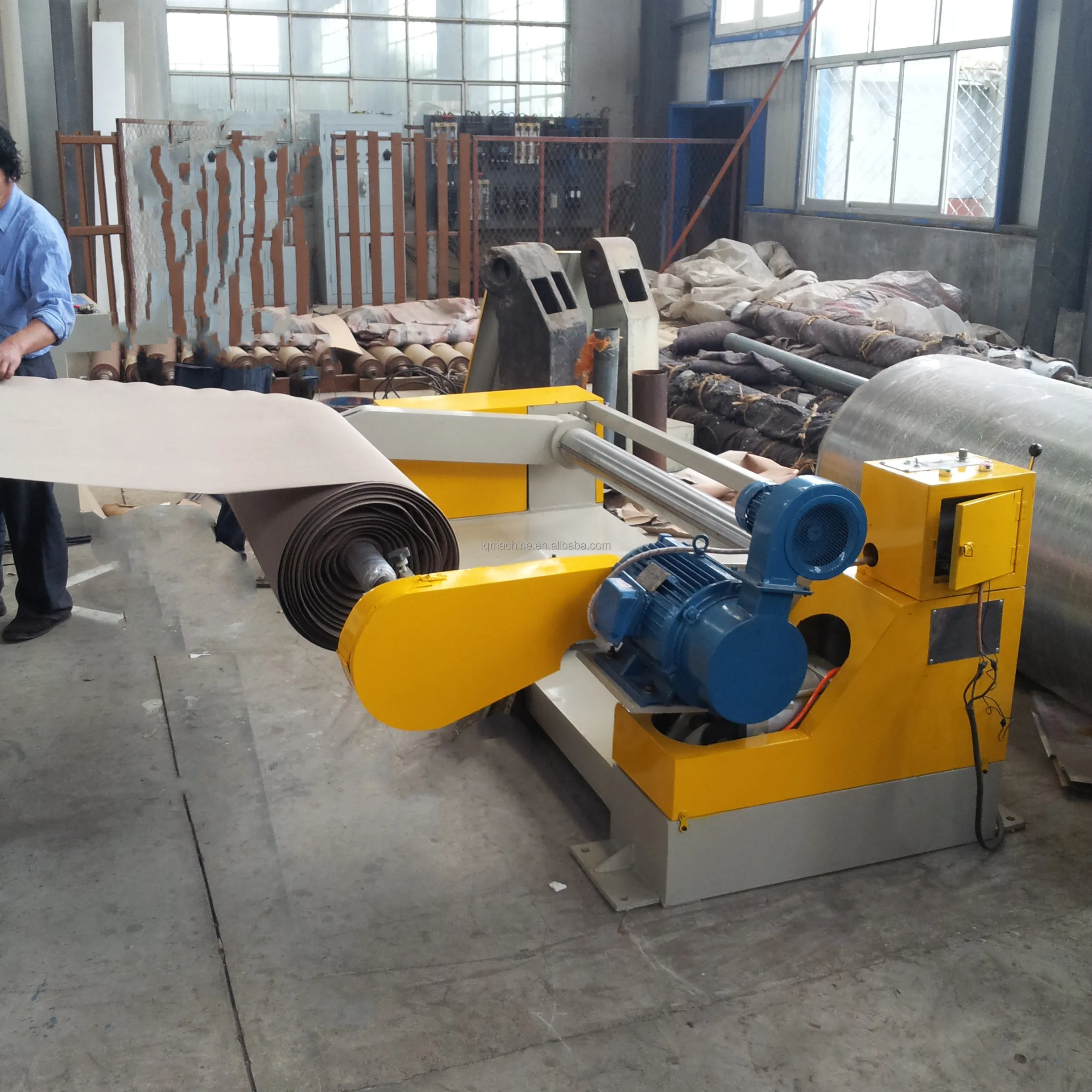 factory Customized automatic paperboard reel rewinder/mill roll stand for corrugated board  roll rewinding machine