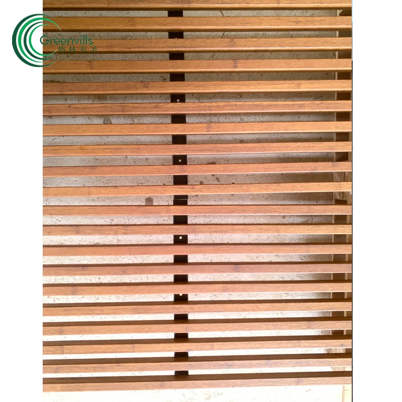 2022 new design solid strand woven bamboo grilling solid bamboo grating keel/panel/strip