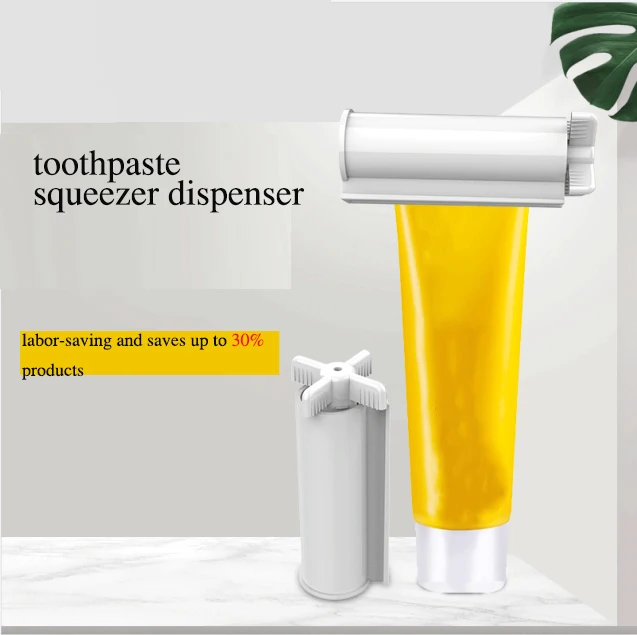 Портативный роликовый выдавливатель для зубной пасты тюбиков ролик легкой аксессуары ванной комнаты