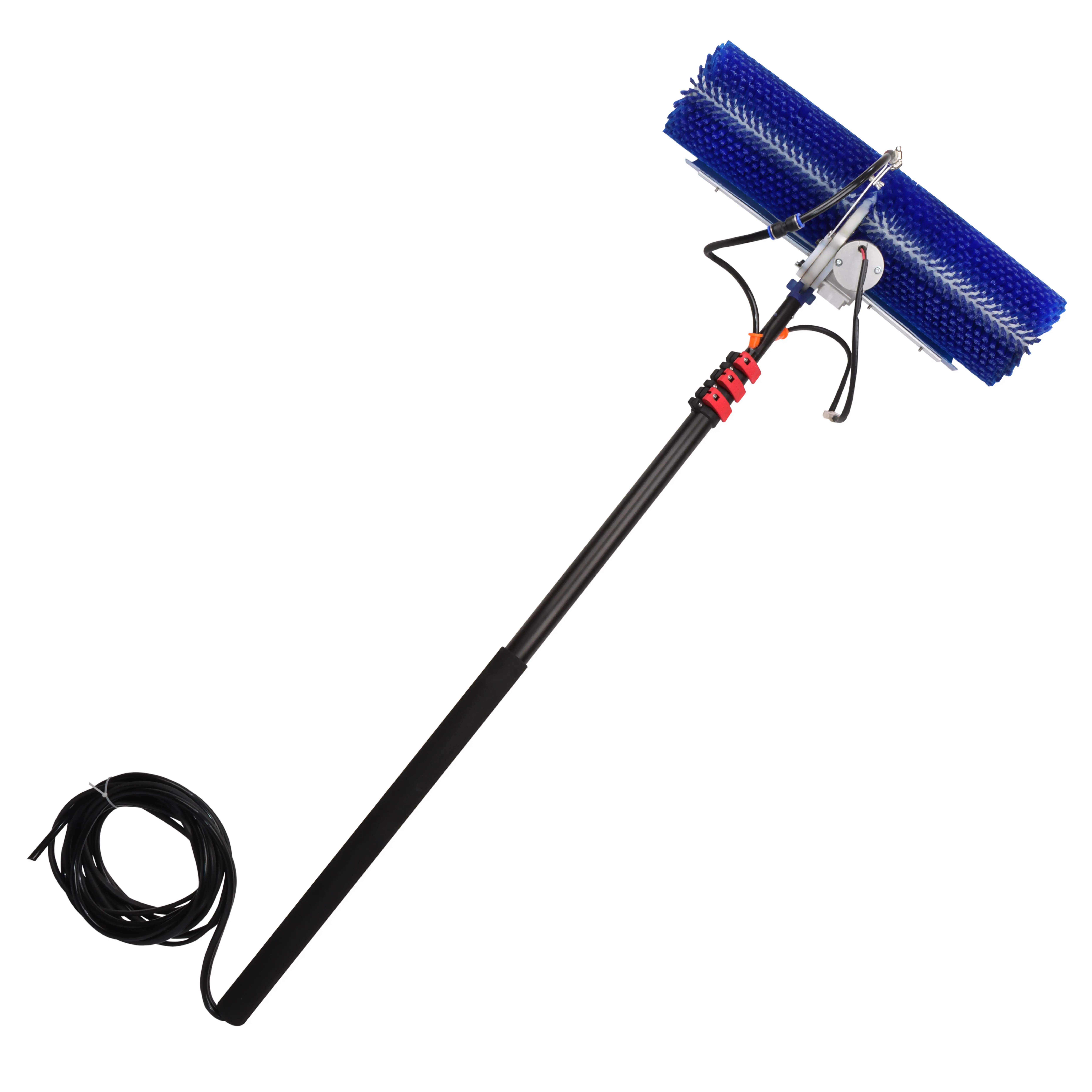 Jolech Automatic Solar Brush Smart Cleaning Machine Motor Head For Solar Energy System Panel Cleaning Brush