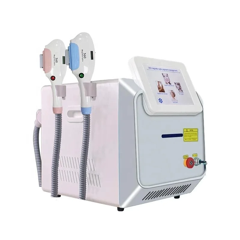 Portable IPL Hair Removal Machine 4 in 1 OPT SHR Elight Laser Machine Multifunctional Ice Cooling OPT Laser RF Machine