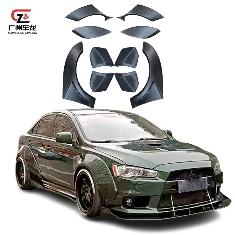 Автомобильный брызговик из АБС-материала для Mitsubishi Lancer 2009-2015 широкие части кузова широкоугольный