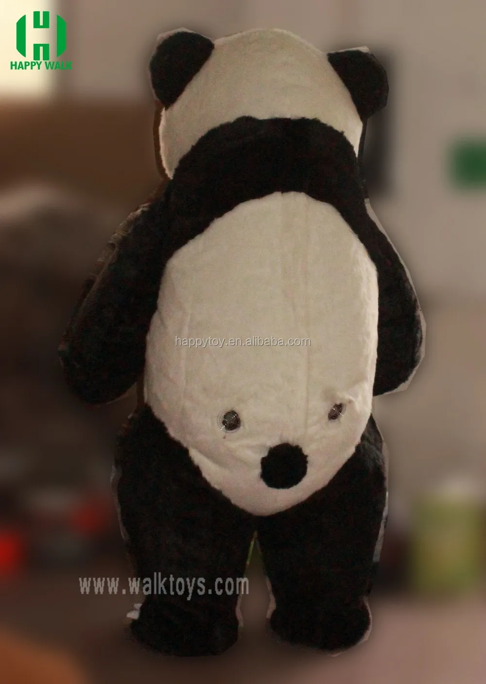 Guangzhou Hot Sale inflatable mascot costume 2m 2.6m 3m China plush National Treasure inflatable panda mascot costumes for sale