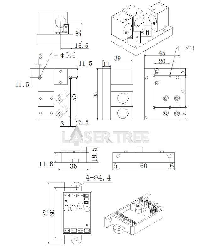 450mW RGBW Semiconductor Laser with TTL Modulation