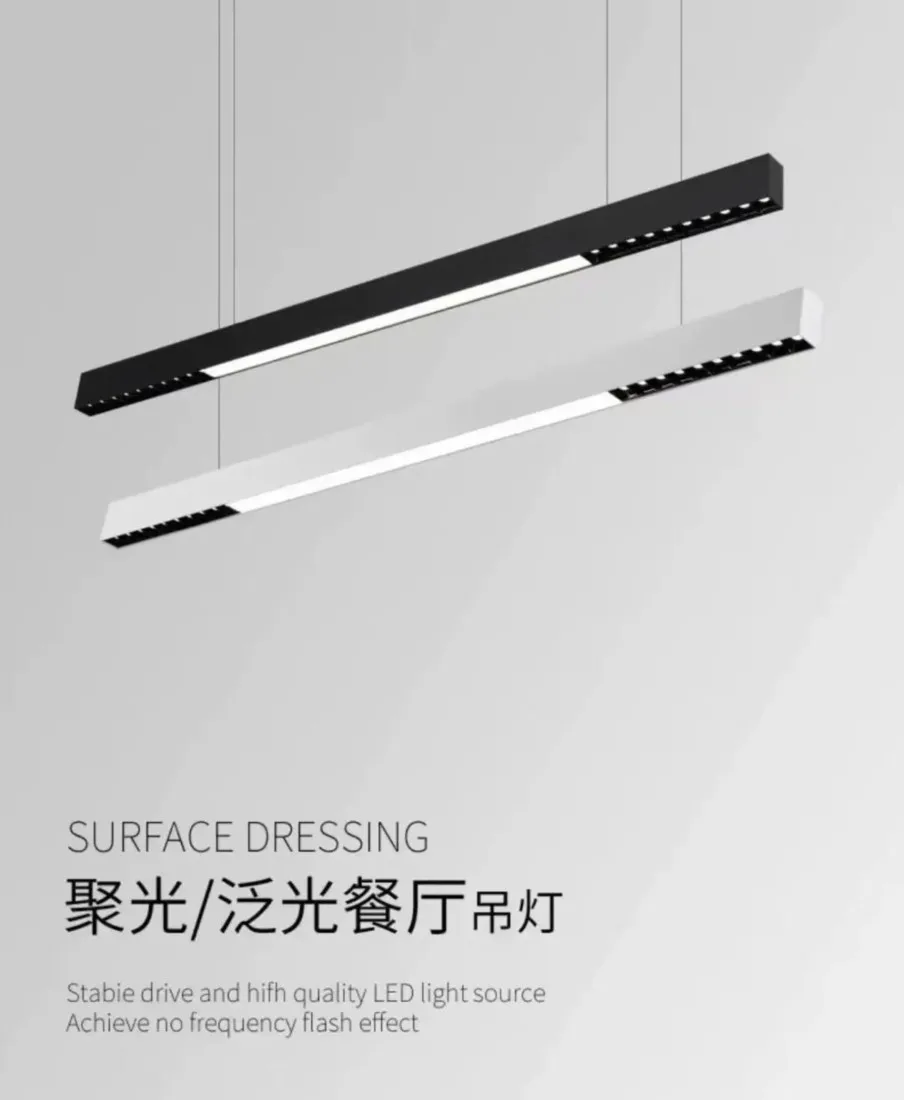 Modern Indoor Lamps LED Linear Light for Office Home Linkable Up and Down Lighting Linear LED Lights