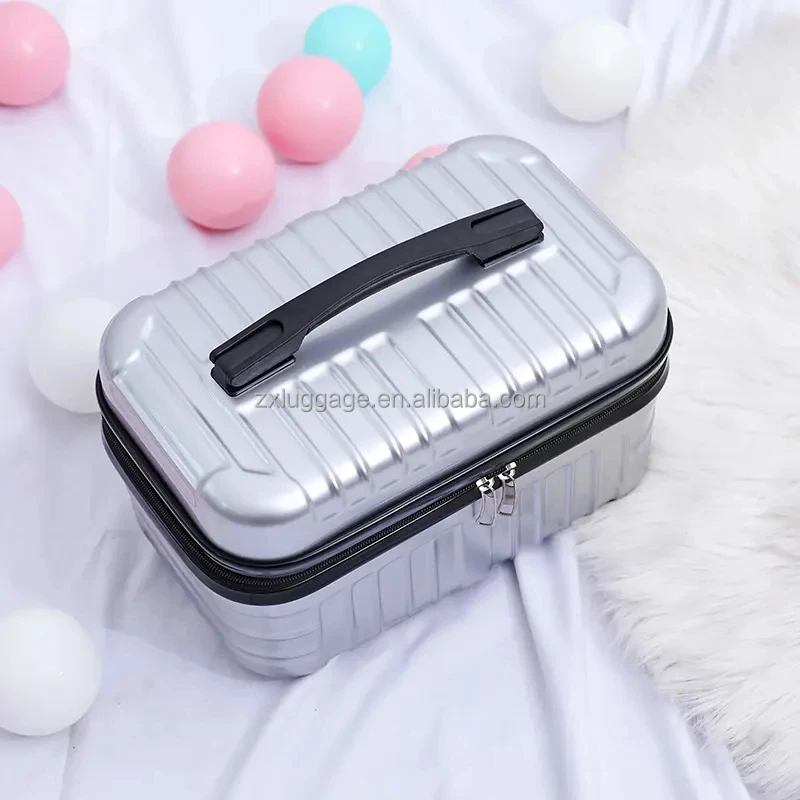 abs pc material luxury cosmetic bag 16inch mini make up bags cosmetic case
