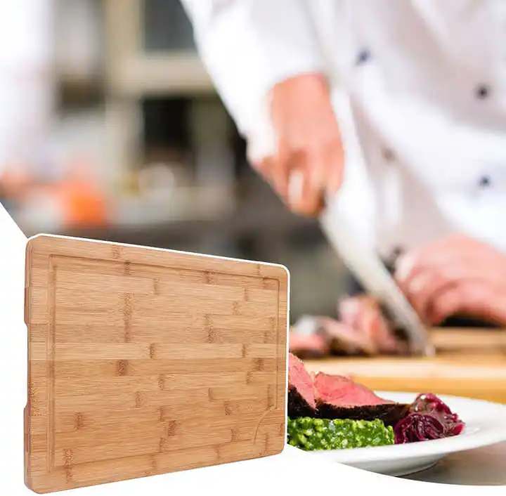 Customizable Large Bamboo Cutting Board for Kitchen Bamboo Chopping Board Cutting Board With Kitchen