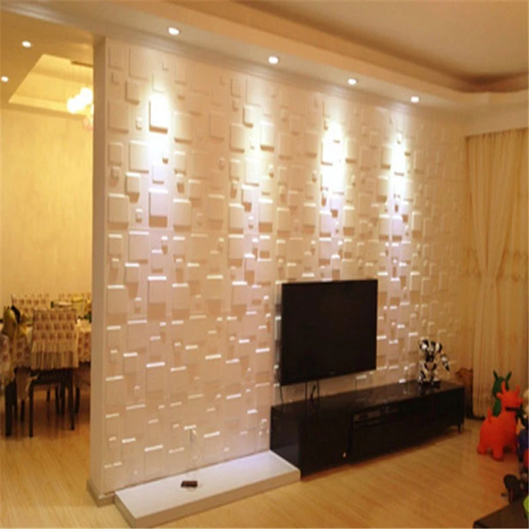 3D Embossing vinyl wall decoration PVC 3d board texture decorative 3d wall panels interior 3d decorative wall panel