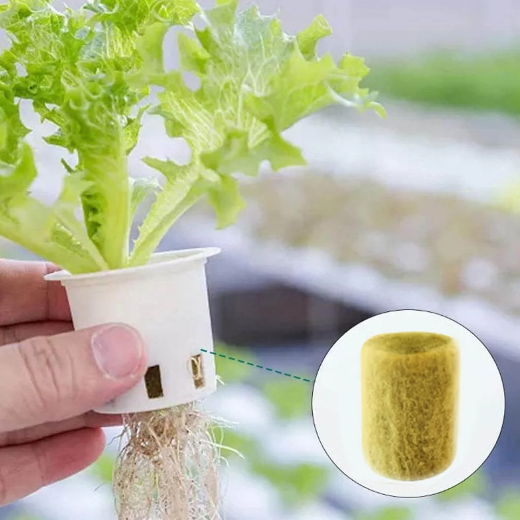 UPuper Cultivation Plug stone wool hydroponic 0.8x1 inch for agriculture farming indoor agricultural greenhouse