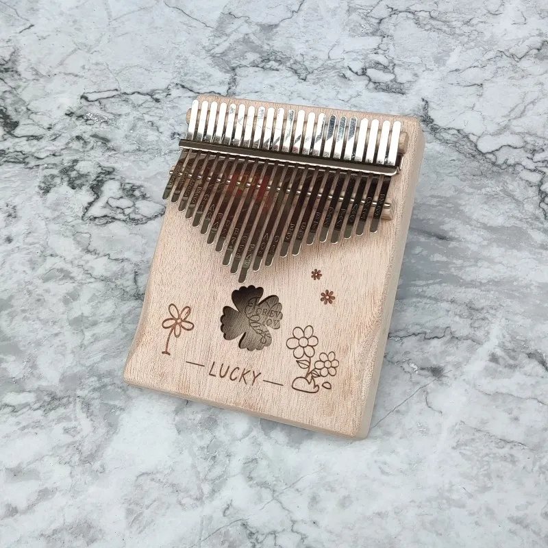 21Keys Double layers Plate Wood Thumb Piano Finger Musical Instrument Kalimba