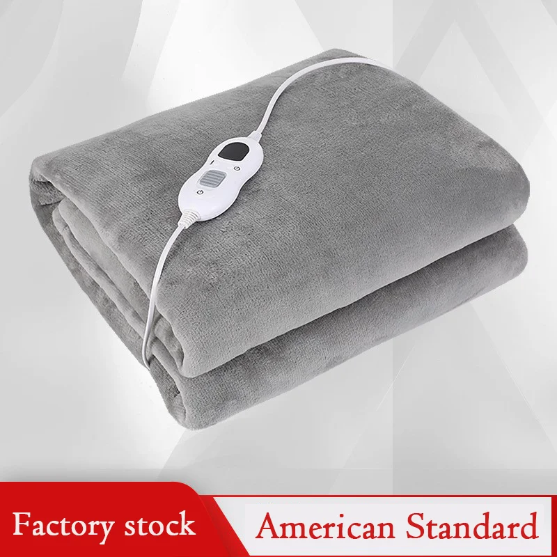 2022 Hot Sales Heated Blanket Electric Throw Flannel Timing Thermostat Electric Blanket Pad