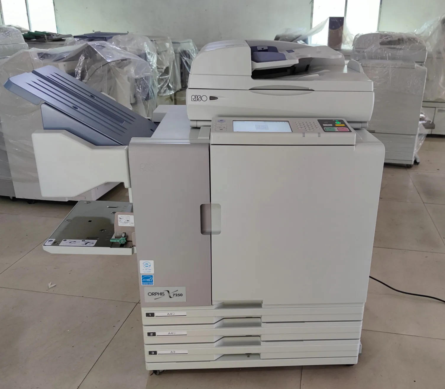 Струйный принтер RISOs Comcolor 7050 карбоновые бумажные