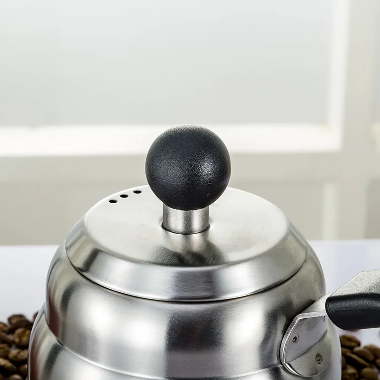 1.0L Stainless Steel Pour Over Coffee Drip Kettle Gooseneck Tea Pot