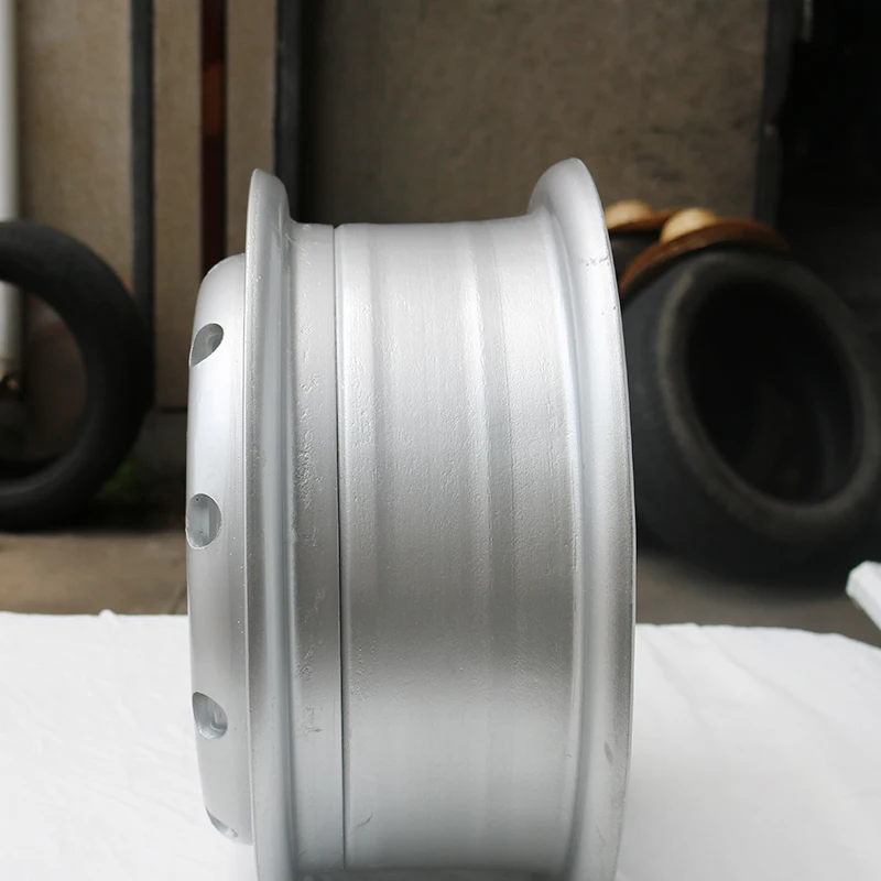 6.5-15 6.5/16 Experienced Factory Selling Low Flatbed Steel    LOW FLATBED WHEELS bus wheels 8.25-15 tires matched