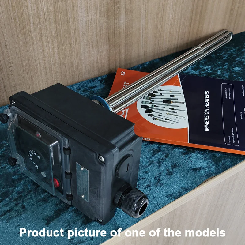 Ultimheat Immersion heaters With aluminium housing With thermostat High power Incolloy 825 Brass terminals 9ST5 heater