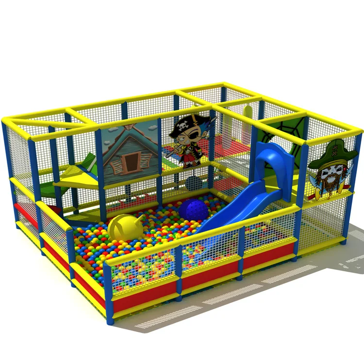 Design Kids Cafe Indoor Play Equipment Soft Playground with Ball Pool for Kinder Garden and Pre Primary School