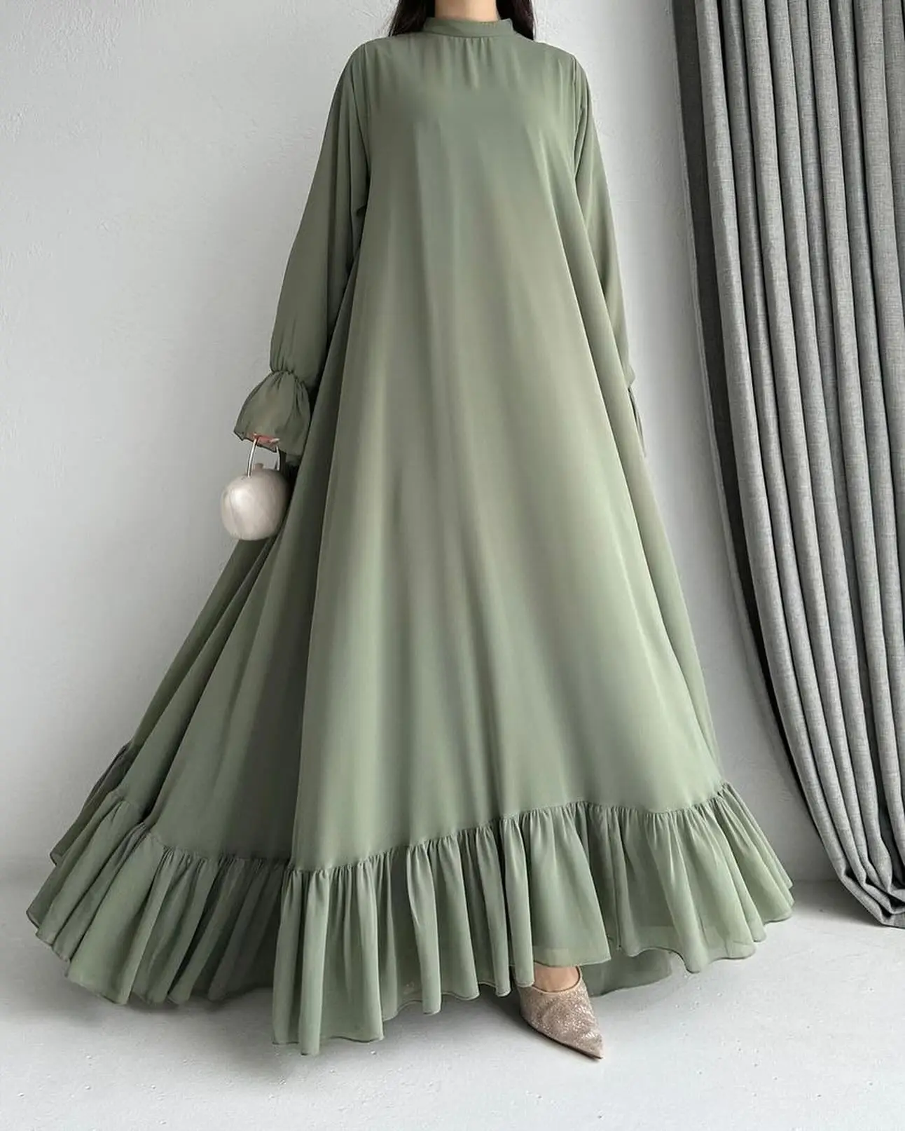 2024 New Women Dress Islamic Traditional Muslim Clothing Abaya Dubai Muslim Dresses For Women