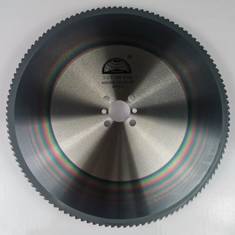 Steel tube cutting orbital flying circular saw blade for steel tube orbital flying cut-off on line