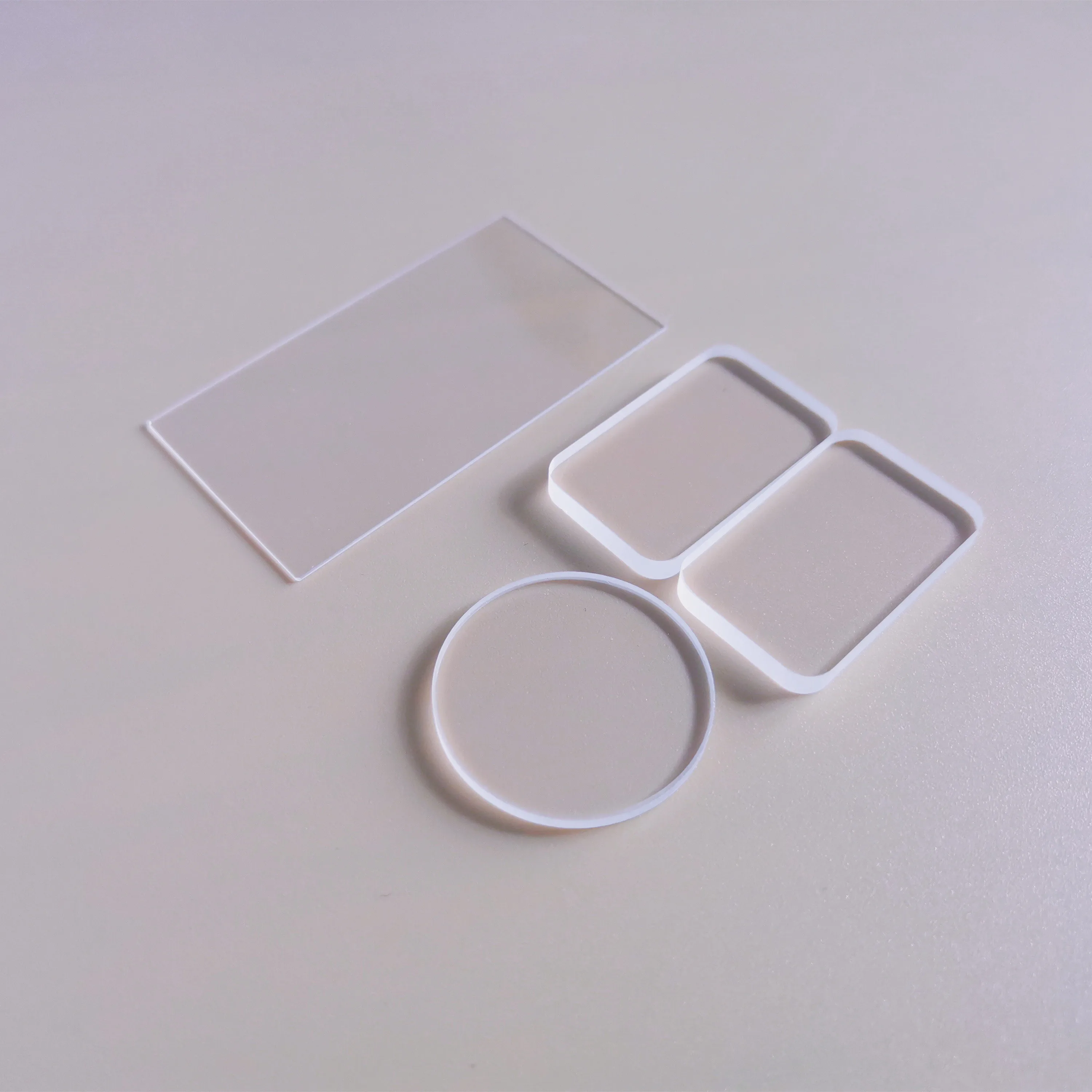 UV Transmission 90% Fused Silica Glass Optical Transparent Window