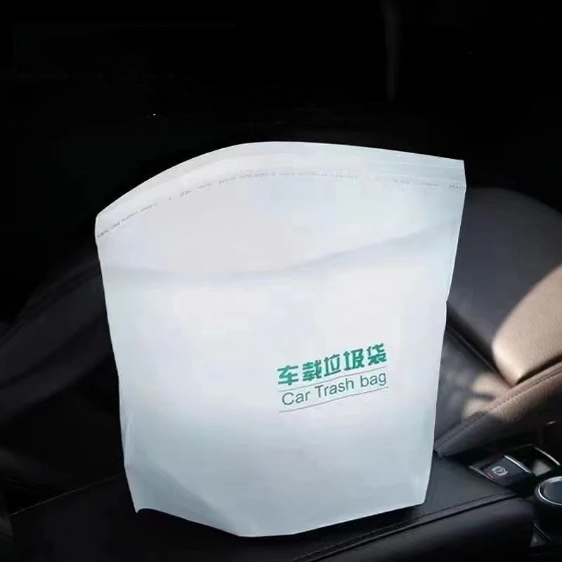 Car trash bag Vomit bag Cartoon paste office dormitory desk student trash special convenience bag