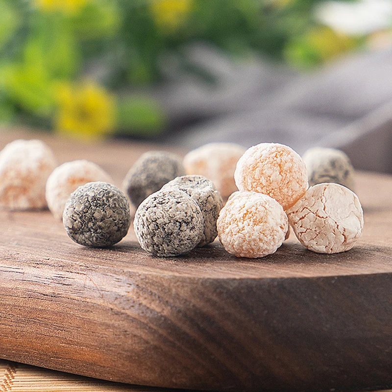 Fast Cook Bubble Tea Halal Dry 5 Min Raw Rainbow 1kg 3kg Ball Instant Black Boba Pearls Tapioca Manufacturer