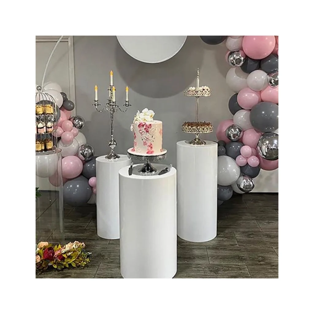 Wedding Birthday Party Decoration Dessert Table Ornament Arrangement Acrylic Cylinder