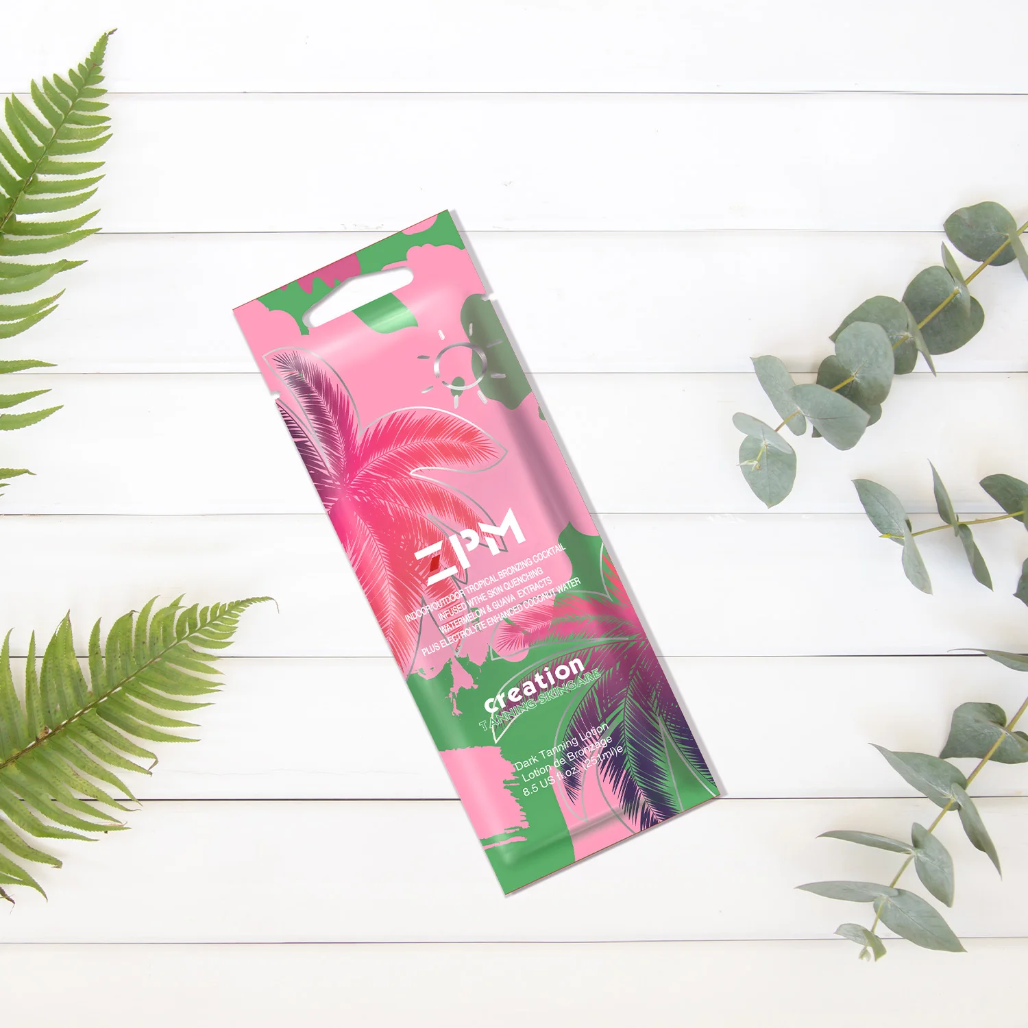 OEM/ODM Private Label Intensely Dark Tanning Lotion mini bag Tanning Accelerator Bronzing Sachet