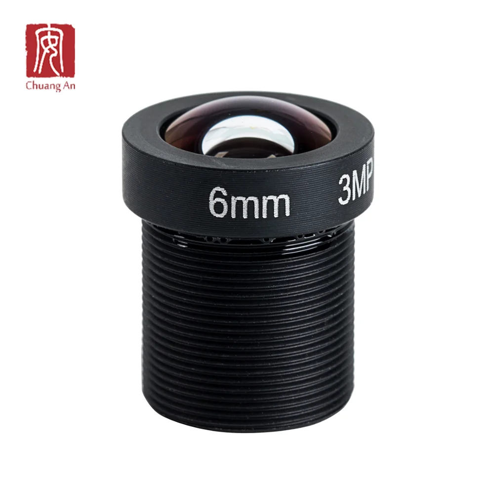 3 Megapixel 1/2.7' 6mm Fixed Focal M12 Lens for CCTV Camera