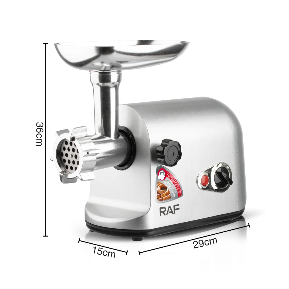 RAF Upgrade Multi-function Commercial High Power Meat Grinder Self Sharpening Blade Electric Meat Grinder