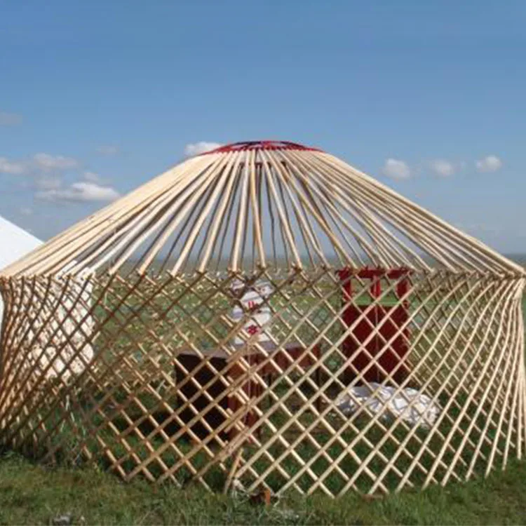 glamping winter mongolia yurts house felt 10 meter Traditional wooden yurt