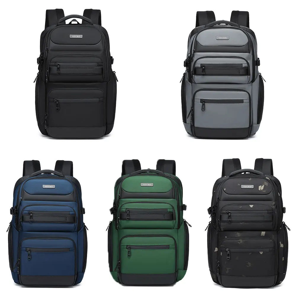 OZUKO 9772 Hot Sale Large-Capacity High Quality Backpack Waterproof Business Luggage Business Trip Light Travel Backpack