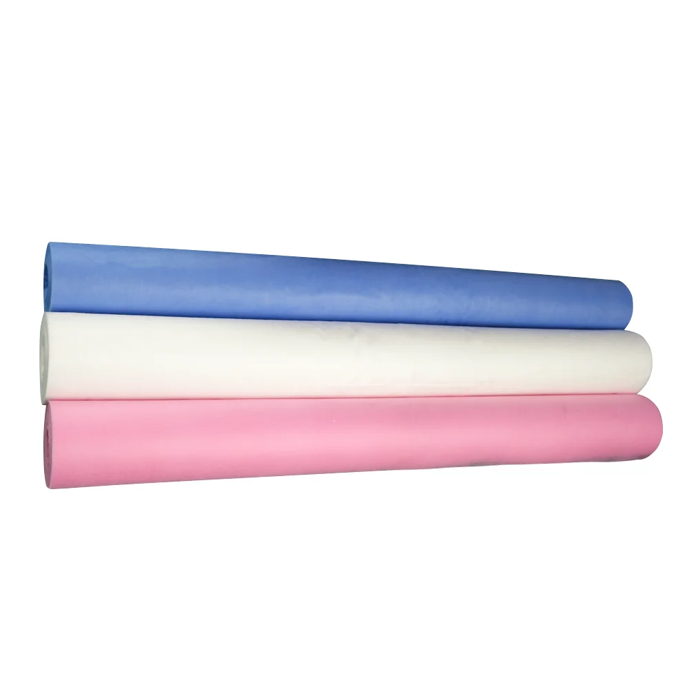 Customized disposable nonwoven massage table bedsheet disposable paper bed sheet roll for spa salon