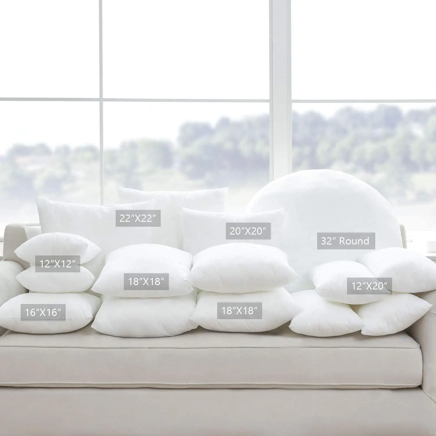 500 Thread count King Size Firm filled Goose down Pillow