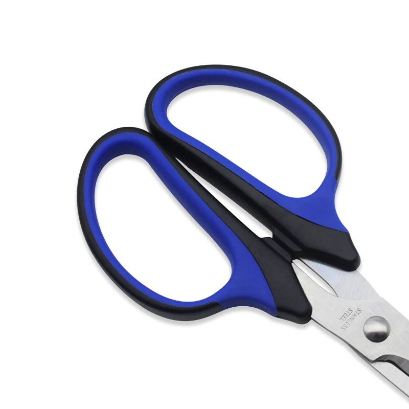 Office Craft Paper School Scissors Stainless Steel Comfortable Grip Stationery Scissors with PP Handle