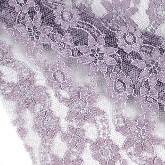 2023 New Design Custom Color Wedding Lace Fabric Lightweight Cotton Nylon 3d Flower Lace Fabric For Women