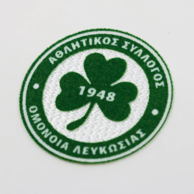 Heat Press 3d flock tatami custom iron on patch soccer jersey tatami patch flock fabric