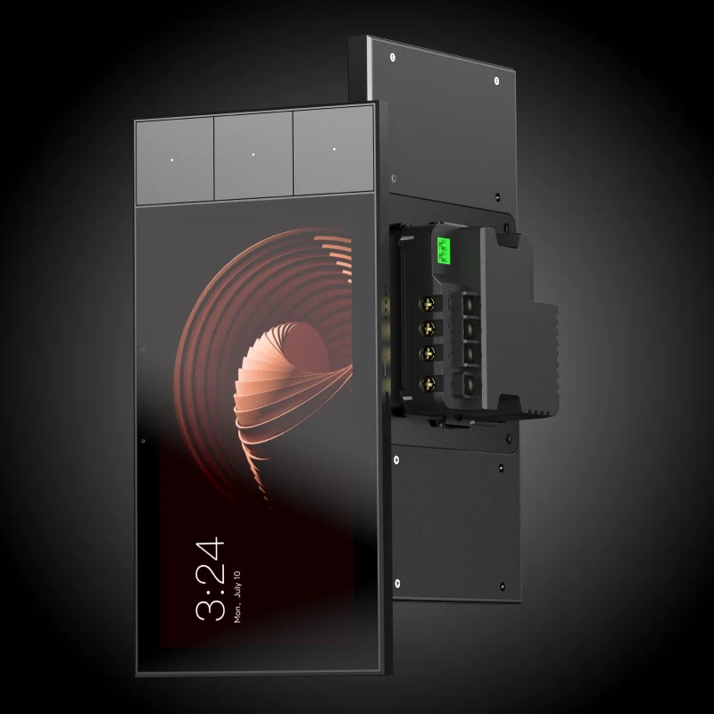 Bingoelec Smart Home Gateway Music Wall Touch Screen Double Wheat Voice 6 inch Control Touch Switch