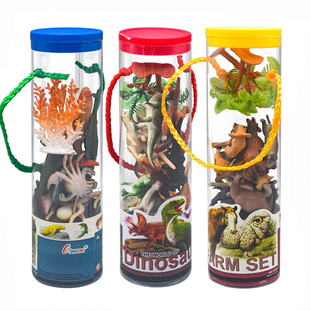 LDD144 Colorful Mini Vinyl Plastic Animal Dinosaur Figure For Party Favors