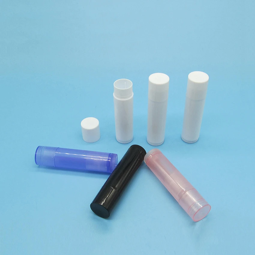 BIG CAPACITY EMPTY 15G CLEAR ROUND LIP BALM TUBE WHOLESALE