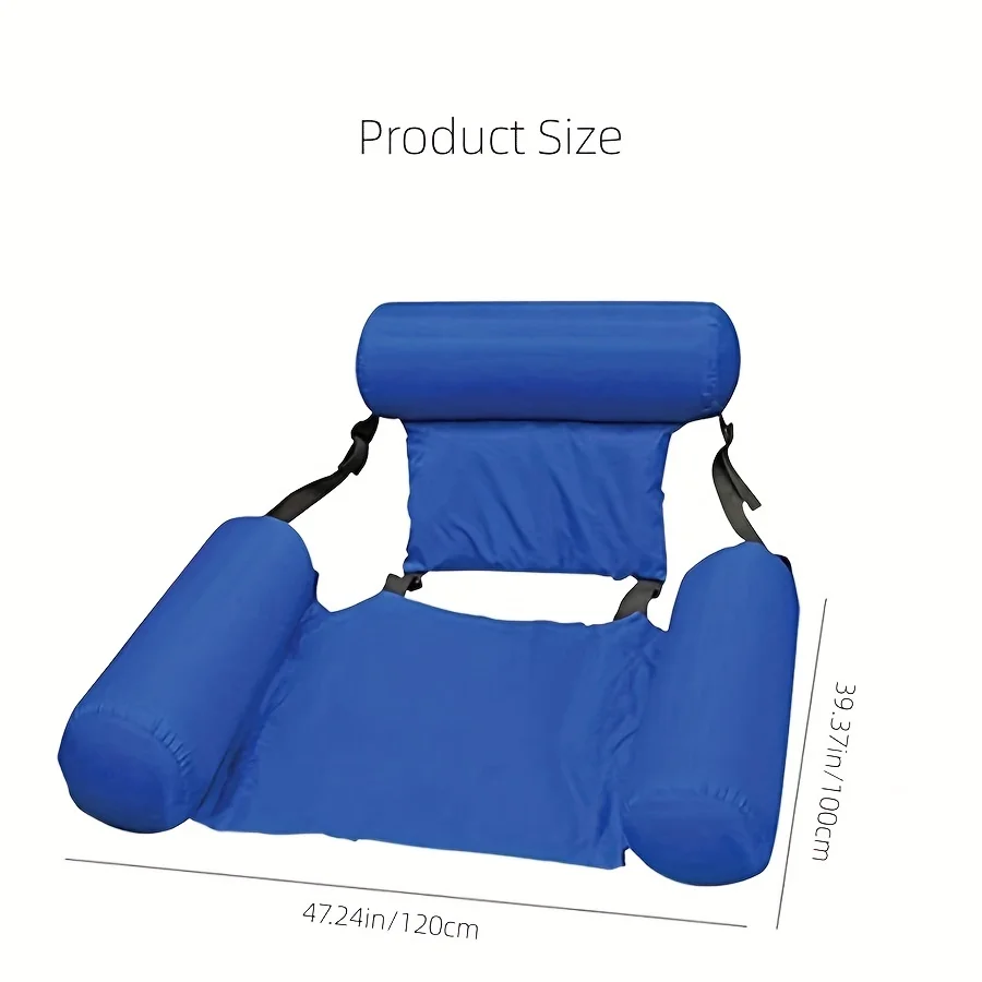 Outdoor Inflatable Water Floating Bed Sofa Inflatable Foldable Water Hammock pool chair For Swimming Pool Beach Party