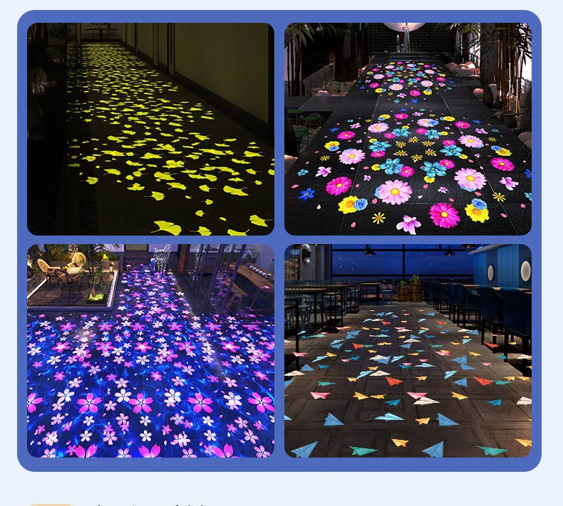 Projection light waterproof outdoor rotating logo image custom street park zoom led gobo projector light for advertising