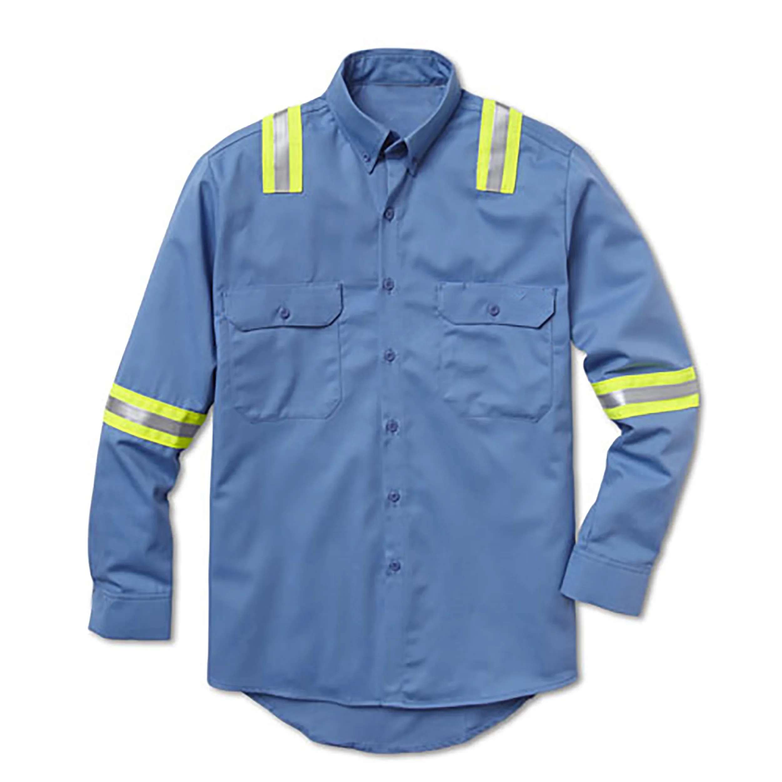 Custom Work Clothes Long Sleeve Breathable Sloid Shirts Men Work Shirt Construction Workwear