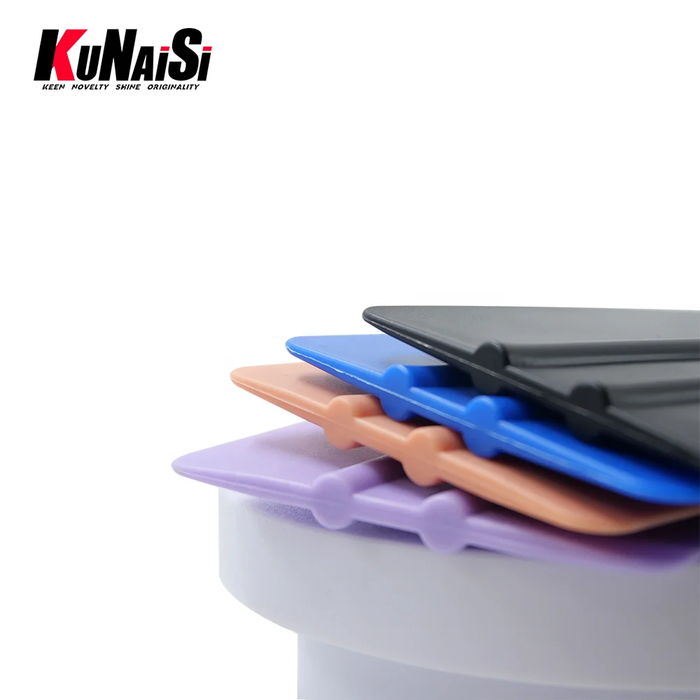 KUNAISI Custom logo car wrapping tool white squeegee rakel vinyl squeegee felt squeegee