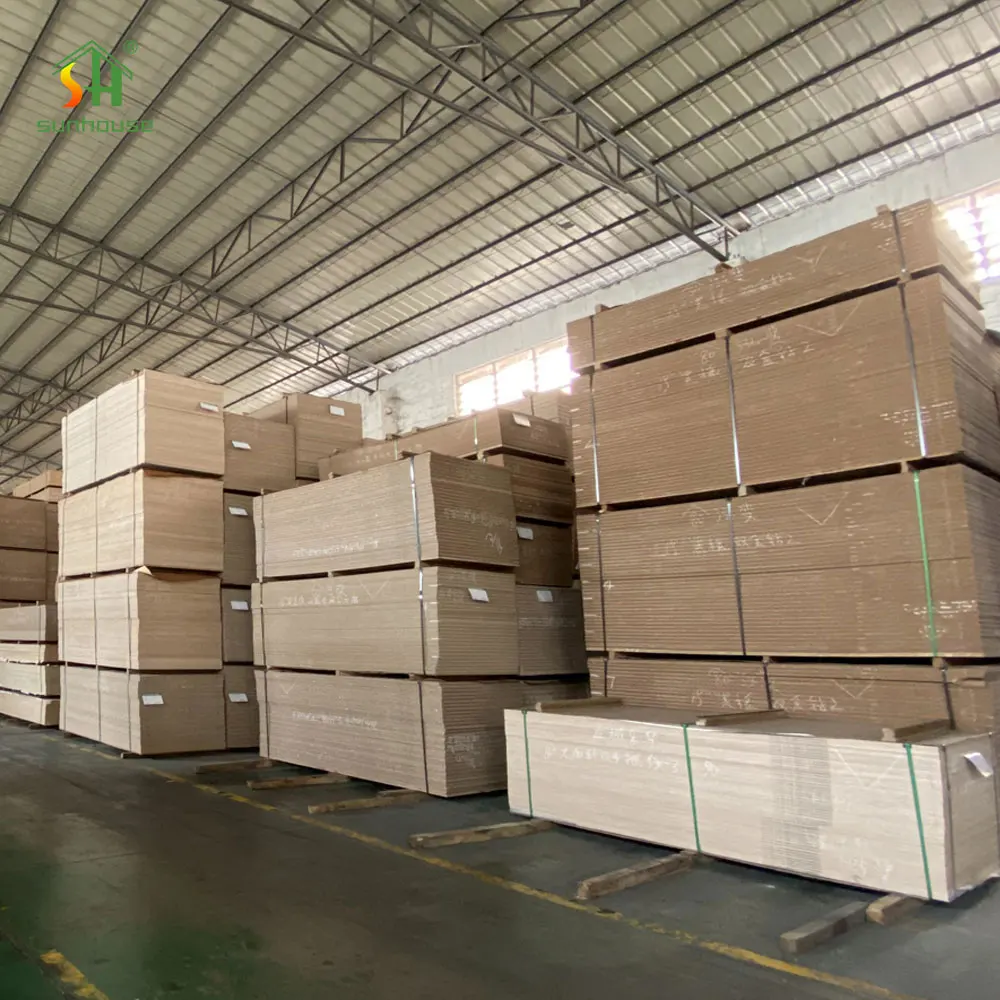 4X8Ft Plain Hdf Board Raw E0/E1 Grade Hight Fibreboards Hdf Wood Fiber Board 18Mm